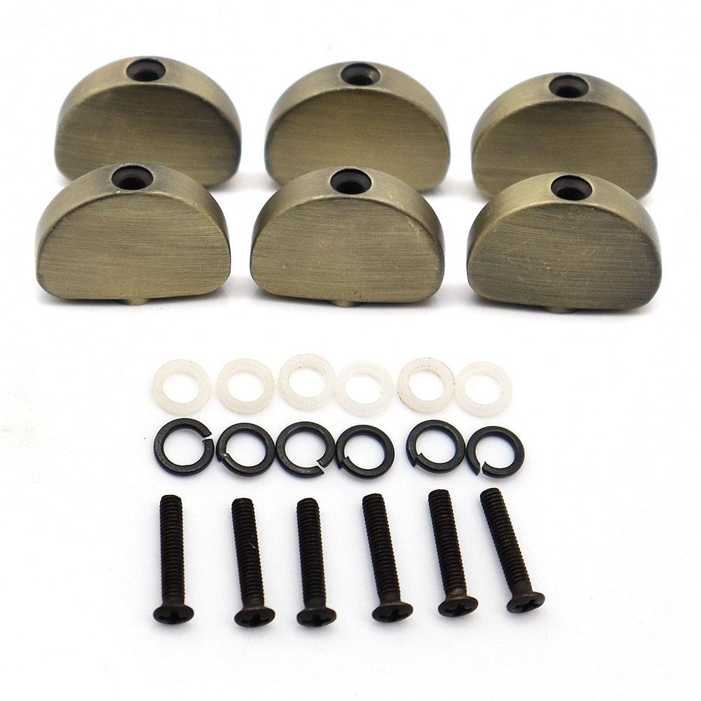 6pcs Guitar Tuners Machine Head Buttons Metal Tuning Key Half round handle Buttons Head
6pcs Guitar Tuners Machine Head Buttons Metal Tuning Key Half round handle Buttons Head