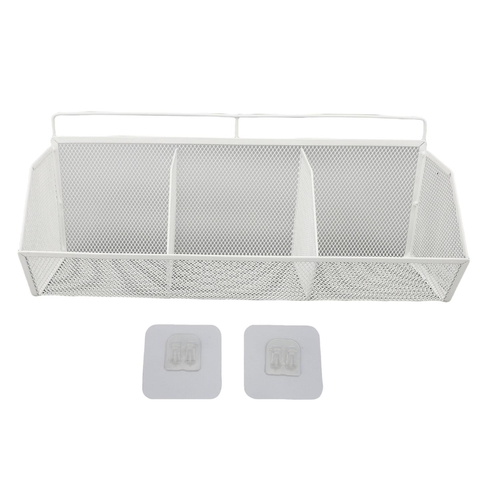 3 Grids Hanging Basket Wall Mount Slanted Opening Metal Wire Storage Organizer for Kitchen Bathroom белый
3 Grids Hanging Basket Wall Mount Slanted Opening Metal Wire Storage Organizer for Kitchen Bathroom белый