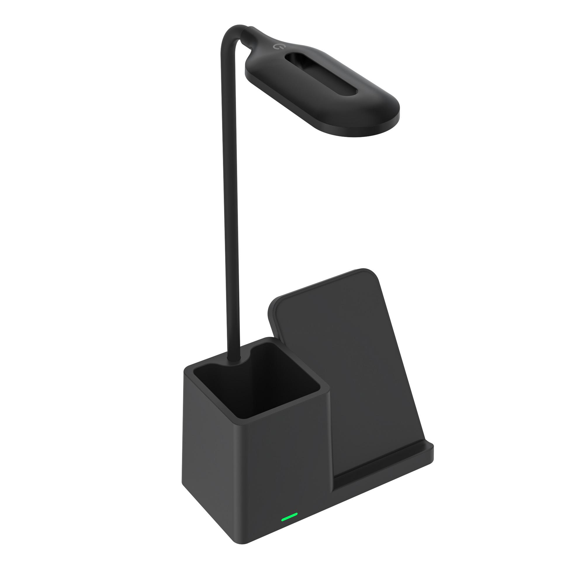 HT-330 3-in-1 15W Phone Holder Wireless Charger Pen Holder Gooseneck LED Table Lamp White
HT-330 3-in-1 15W Phone Holder Wireless Charger Pen Holder Gooseneck LED Table Lamp White