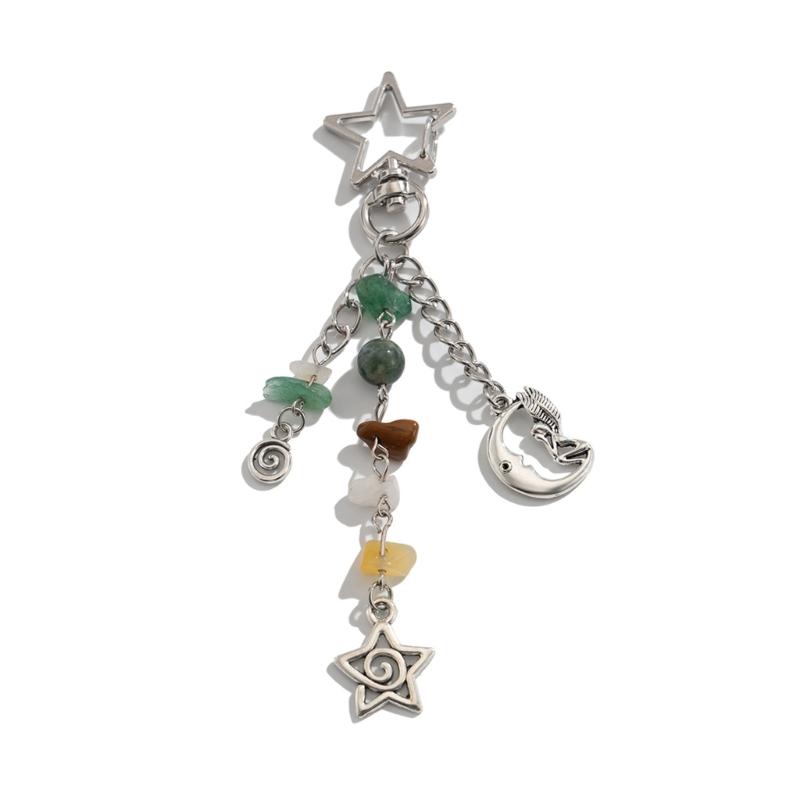 Панк Звезды Луна Солнце Подвеска Брелок Шарм для Женщин и Девочек с Цветными Бусинами Богемный Шарм для Сумки Ювелирные Изделия Подарки
Панк Звезды Луна Солнце Подвеска Брелок Шарм для Женщин и Девочек с Цветными Бусинами Богемный Шарм для Сумки Ювелирные Изделия Подарки