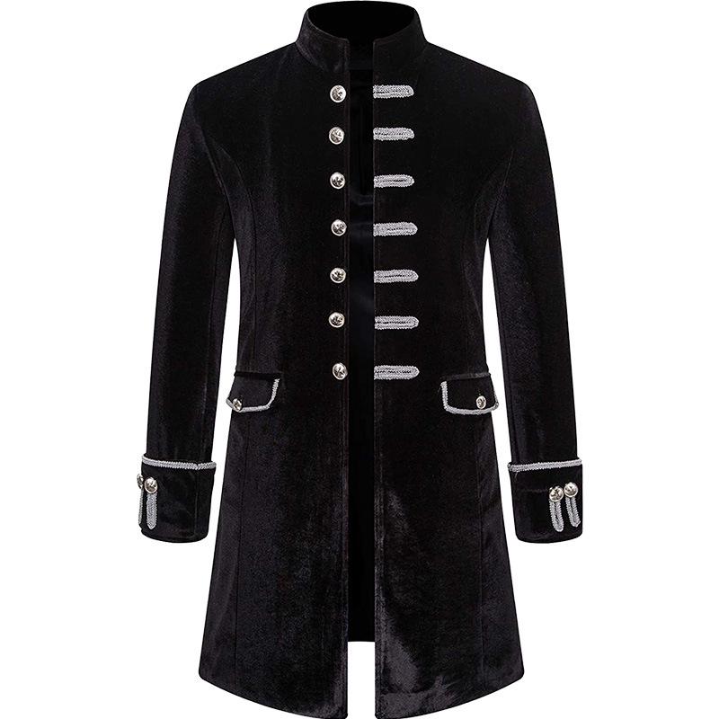 2021 Christmas Men s Steampunk Velvet Coat with Stand Collar XXL
2021 Christmas Men s Steampunk Velvet Coat with Stand Collar XXL