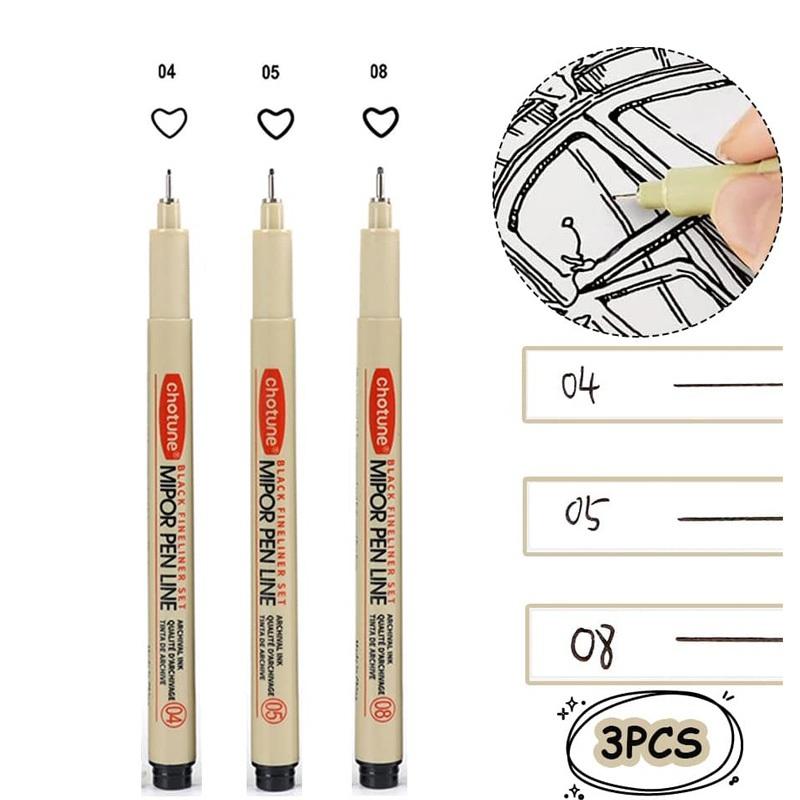 12/9/4Pcs Markers Micro Pen Kawaii Manga Hand-painted Drawing Hook Line Pen Fastdry Waterproof Sketching for Art Sketch Supplies
12/9/4Pcs Markers Micro Pen Kawaii Manga Hand-painted Drawing Hook Line Pen Fastdry Waterproof Sketching for Art Sketch Supplies