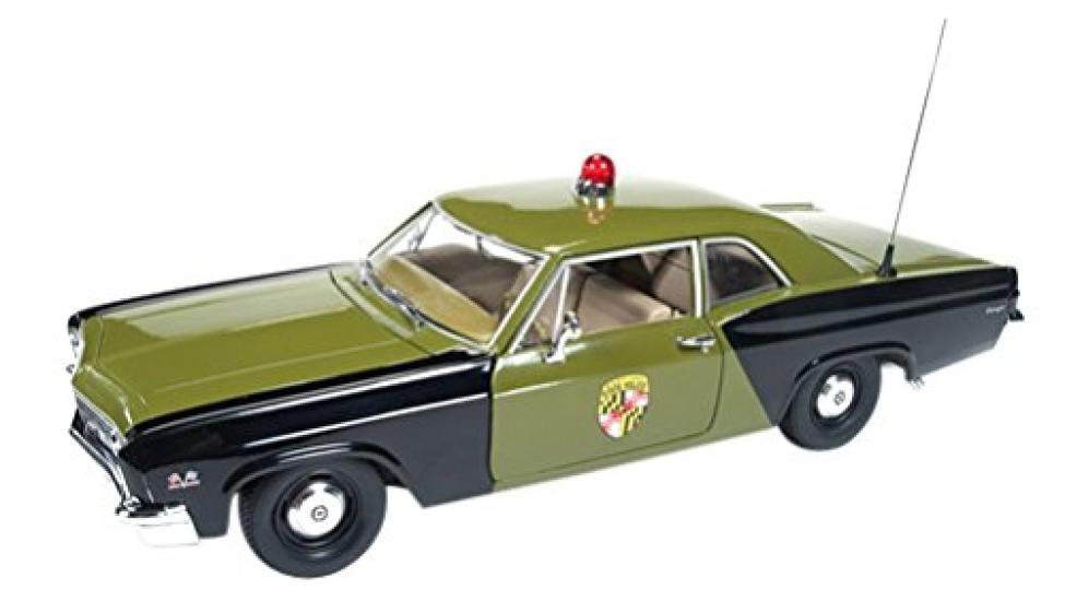 Auto World Chevrolet Biscayne 1966 Maryland State Police Finished Product 1/18
Auto World Chevrolet Biscayne 1966 Maryland State Police Finished Product 1/18
