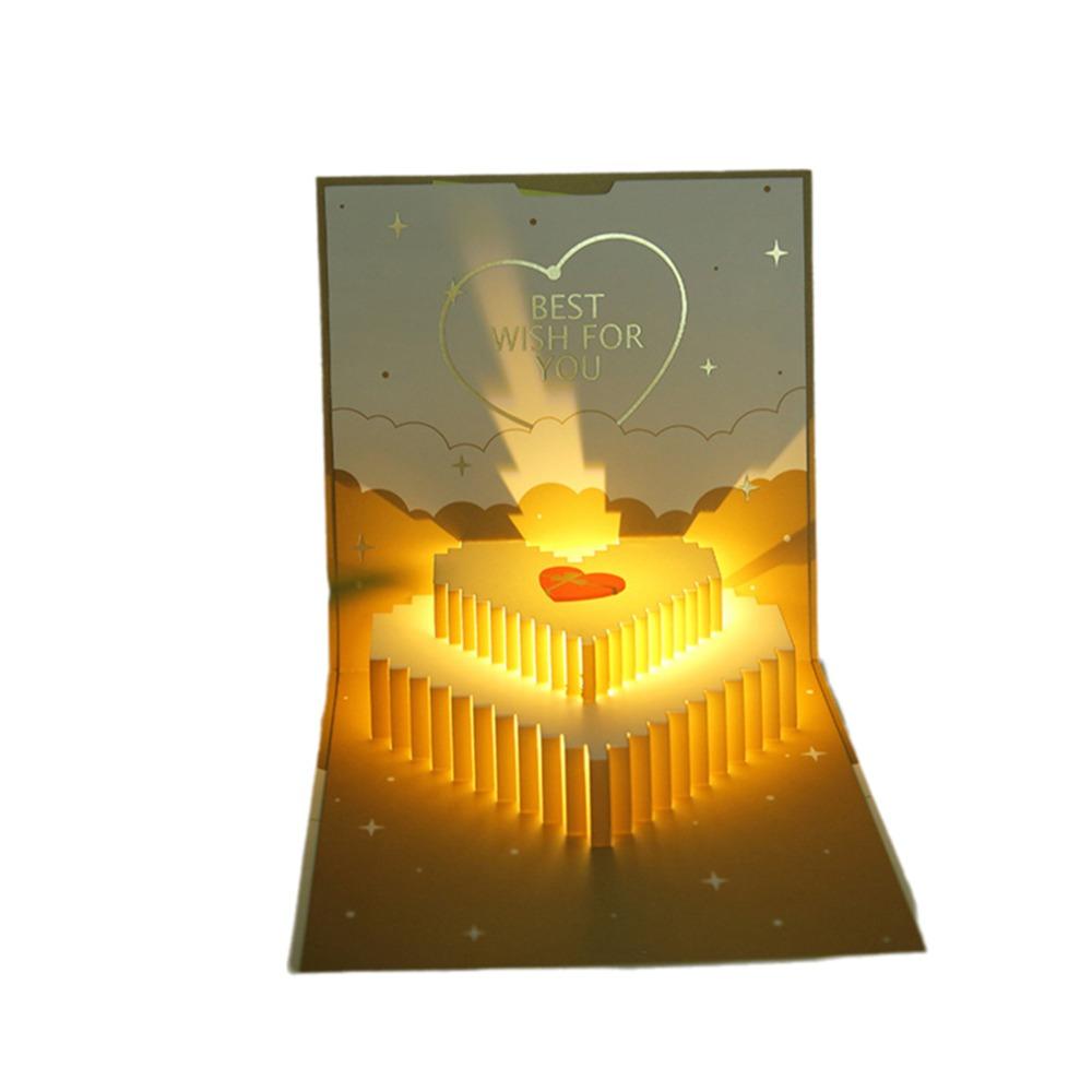Happy Birthday 3D Light Music Card With Envelope Musical Function Musical Greeting Card Light Feature Birthday Card коричневий
Happy Birthday 3D Light Music Card With Envelope Musical Function Musical Greeting Card Light Feature Birthday Card коричневий
