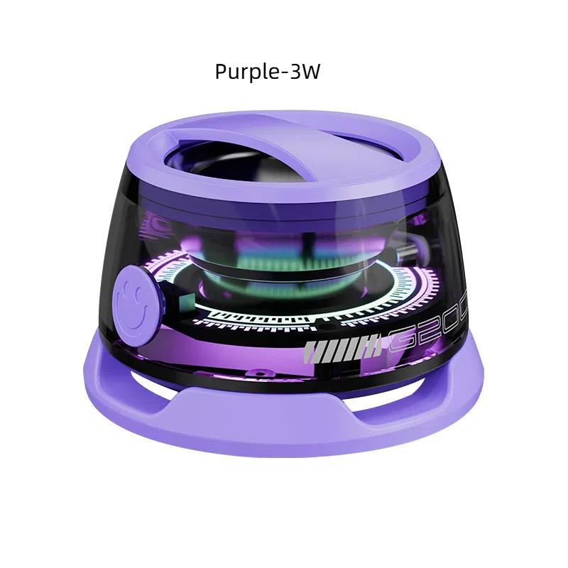 G200 Portable Bluetooth Speaker RGB Lighting Magnetic Speaker BT5.3 Mini Sound Box 7 Hours Playback Phone Holder Purple-3W
G200 Portable Bluetooth Speaker RGB Lighting Magnetic Speaker BT5.3 Mini Sound Box 7 Hours Playback Phone Holder Purple-3W
