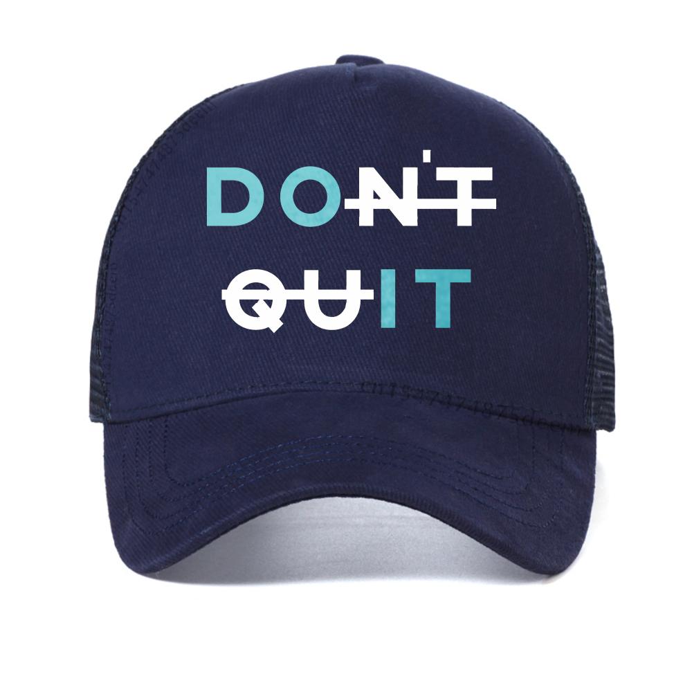 Men s Printed cap Dont Quit Basic Streetwear casual baseball cap For Men Women Summer Breathable sun hat mesh trucker hats Adjustable темно-синього кольору
Men s Printed cap Dont Quit Basic Streetwear casual baseball cap For Men Women Summer Breathable sun hat mesh trucker hats Adjustable темно-синього кольору