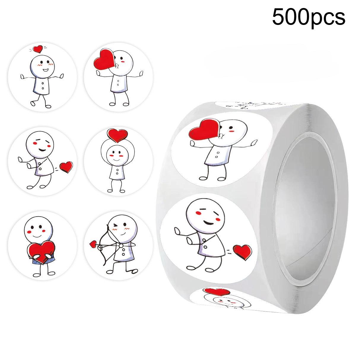 500pcs/roll Matchstick People Thumbs Up Self-Adhesive Stickers Scrapbooking Envelope Paper Sealing Labels PVC Adhesive Stickers
500pcs/roll Matchstick People Thumbs Up Self-Adhesive Stickers Scrapbooking Envelope Paper Sealing Labels PVC Adhesive Stickers