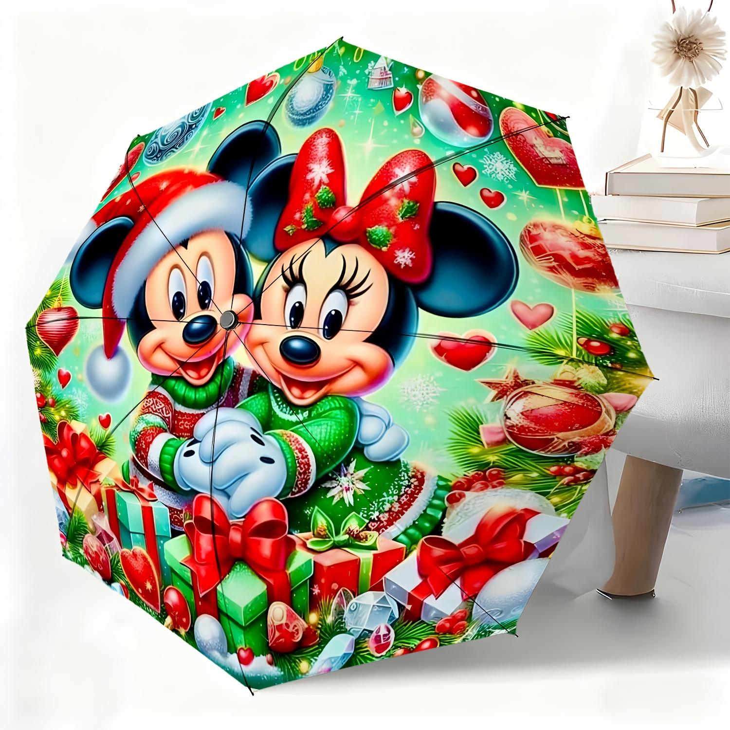 1pc Umbrella Featuring Mickey And Minnie in Christmas Attire, a Fully Automatic Umbrella Suitable for All Occasions, a Portabl (as the picture,Iron&8K)
1pc Umbrella Featuring Mickey And Minnie in Christmas Attire, a Fully Automatic Umbrella Suitable for All Occasions, a Portabl (as the picture,Iron&8K)