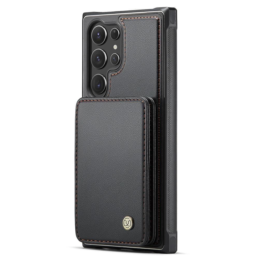 JEEHOOD J05 For Samsung Galaxy S24 Ultra Case Leather Mobile Cover with Detachable Magnetic Card Bag Black
JEEHOOD J05 For Samsung Galaxy S24 Ultra Case Leather Mobile Cover with Detachable Magnetic Card Bag Black