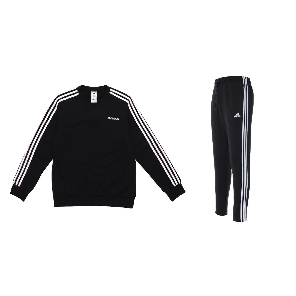 Adidas Crew Neck Pullover Training Sweatshirt Vintage Knit Long Pants Casual Sports Set Men Set Black DQ3083+FK6884 S
Adidas Crew Neck Pullover Training Sweatshirt Vintage Knit Long Pants Casual Sports Set Men Set Black DQ3083+FK6884 S