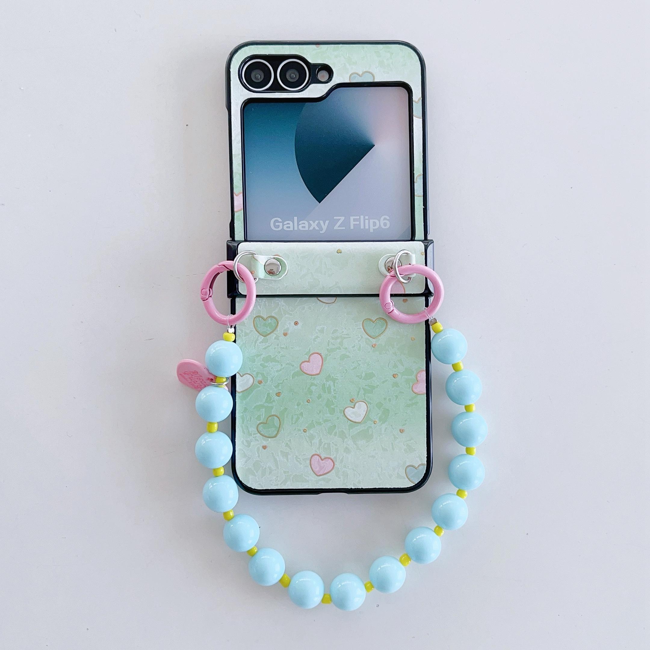 For Samsung Galaxy Z Flip6 5G Case Anti Drop PC+PU Phone Back Cover with Beaded Strap Pattern Design Tulip Pink
For Samsung Galaxy Z Flip6 5G Case Anti Drop PC+PU Phone Back Cover with Beaded Strap Pattern Design Tulip Pink