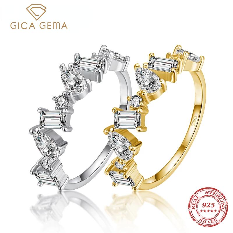 Gica Gema Твердые Стерлингового Серебра 925 пробы сверкающие Ggeometric Clear CZ кольца на палец для женщин роскошное обручальное кольцо серебряные ювелирные изделия
Gica Gema Твердые Стерлингового Серебра 925 пробы сверкающие Ggeometric Clear CZ кольца на палец для женщин роскошное обручальное кольцо серебряные ювелирные изделия