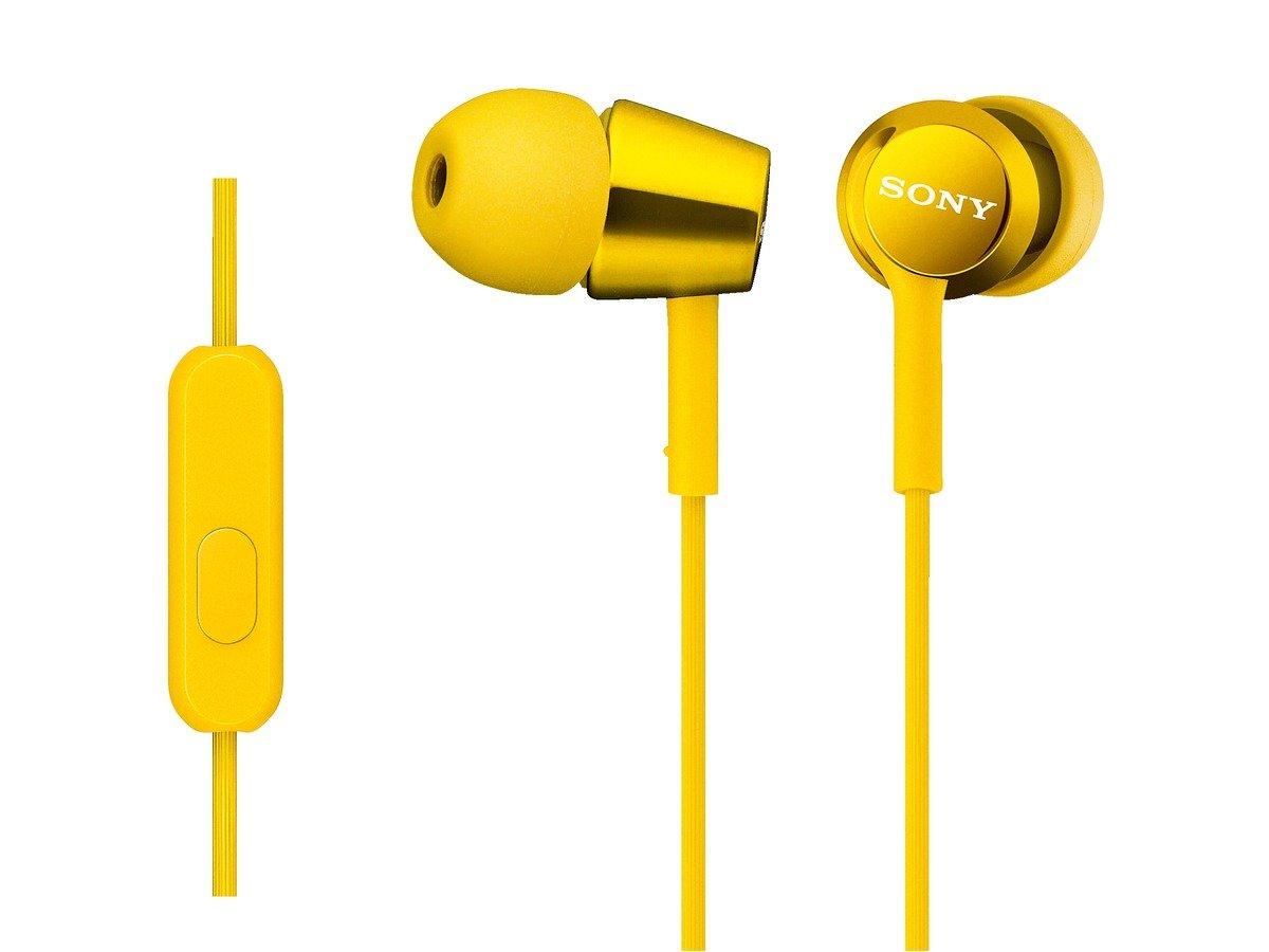 Sony earphones Canal type with remote control and microphone Yellow Y MDR-EX150AP: MDR-EX150AP
Sony earphones Canal type with remote control and microphone Yellow Y MDR-EX150AP: MDR-EX150AP