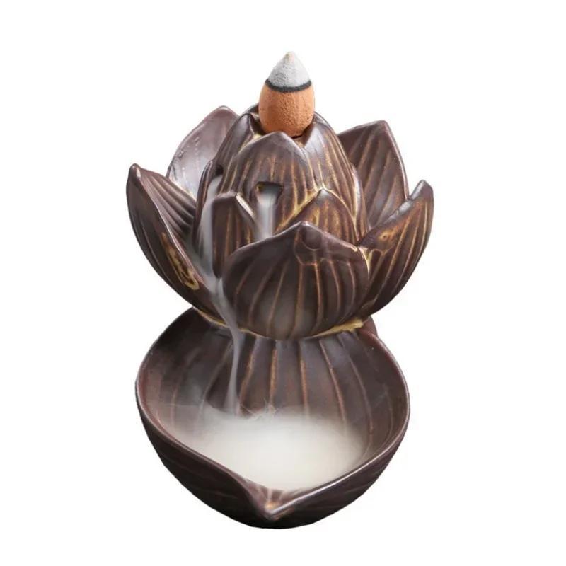 Antique Lotus Backflow Incense Burners Ceramic Aromatherapy Waterfall Incense Burners Creative Ceramic Ornaments 1
Antique Lotus Backflow Incense Burners Ceramic Aromatherapy Waterfall Incense Burners Creative Ceramic Ornaments 1