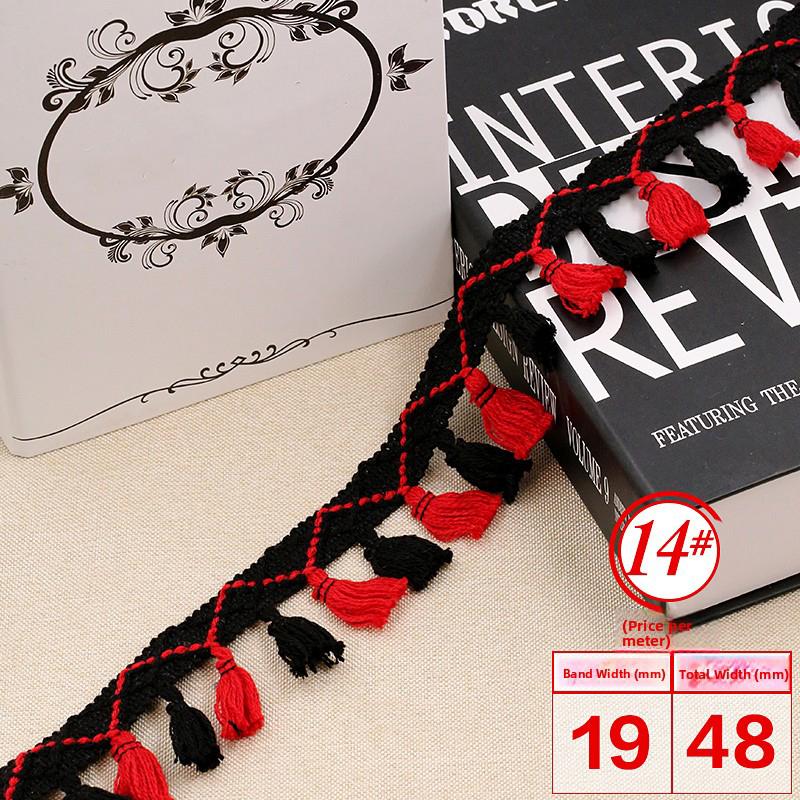 5m Pom Pom Tassel Lace Ribbon Sewing Ethnic Style Trim Fringe Kintted Fabric Handmade DIY Craft Garment Decoration Accessories length 5m
5m Pom Pom Tassel Lace Ribbon Sewing Ethnic Style Trim Fringe Kintted Fabric Handmade DIY Craft Garment Decoration Accessories length 5m
