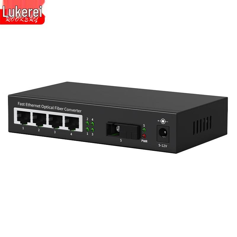 ROOKERY Gigabit 1-Fiber 4-Port Isolated Fiber Optic Transceiver
ROOKERY Gigabit 1-Fiber 4-Port Isolated Fiber Optic Transceiver