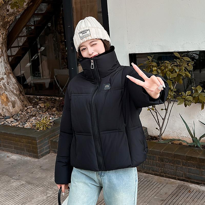 Women s new winter fashion cool lamb wool lapel padded jacket short leather down padded jacket M чёрный
Women s new winter fashion cool lamb wool lapel padded jacket short leather down padded jacket M чёрный