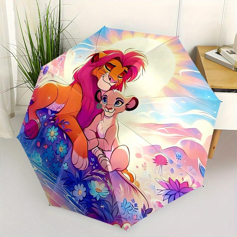 Lion King,Simba Fully automatic themed umbrella 8 ribs durable iron frame, tri fold compact design, perfect as a gift, travel umbrella, un
Lion King,Simba Fully automatic themed umbrella 8 ribs durable iron frame, tri fold compact design, perfect as a gift, travel umbrella, un