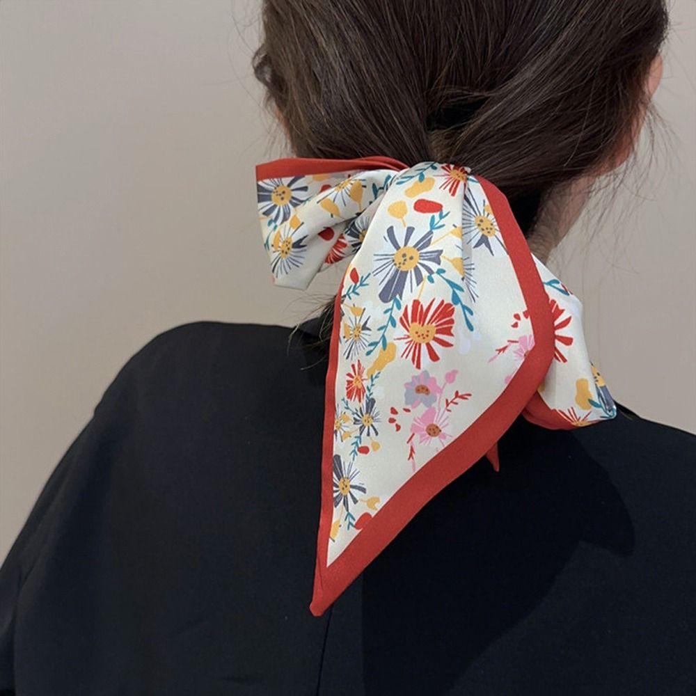 Neck Scarf Lattice Women Hair Ribbon Stripe Hair Bands Flower Printed Scarf Satin Silk Scarves C
Neck Scarf Lattice Women Hair Ribbon Stripe Hair Bands Flower Printed Scarf Satin Silk Scarves C