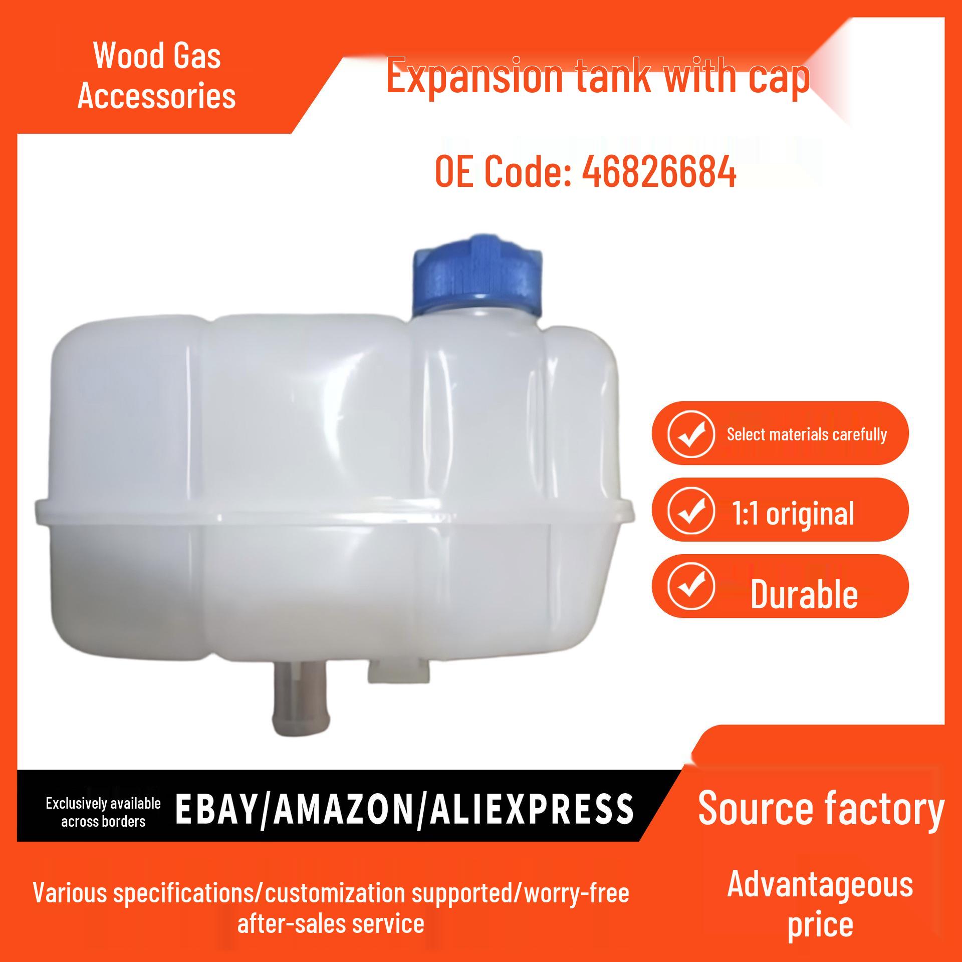 Auxiliary Radiator Expansion Tank with Cap for Fiat 05-06 Models pokess
Auxiliary Radiator Expansion Tank with Cap for Fiat 05-06 Models pokess