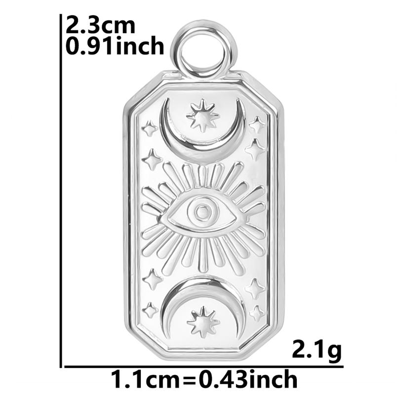 6pcs Rectangle Geometric Crystal Pendants Stainless Steel Charms For Jewelry Making Supplies Metal Rhinestone Charm DIY Bracelet
6pcs Rectangle Geometric Crystal Pendants Stainless Steel Charms For Jewelry Making Supplies Metal Rhinestone Charm DIY Bracelet