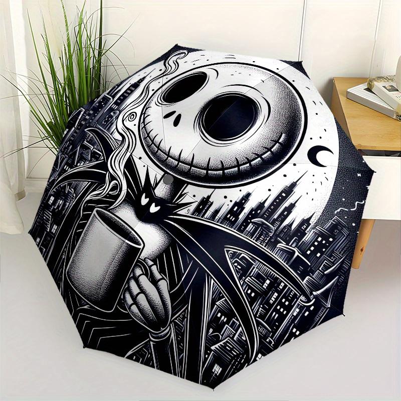 The Nightmare Before Christmas Themed Automatic Opening and Closing Folding Umbrella, Reinforced 8 Ribs, Compact Travel Design, Fashionable
The Nightmare Before Christmas Themed Automatic Opening and Closing Folding Umbrella, Reinforced 8 Ribs, Compact Travel Design, Fashionable