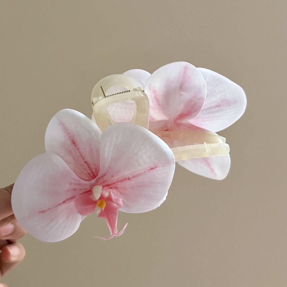 Duckbill Clip Orchid Flower Hairpin Vacation Style Seaside Vacation Headwear Female Hairpin-Pink
Duckbill Clip Orchid Flower Hairpin Vacation Style Seaside Vacation Headwear Female Hairpin-Pink