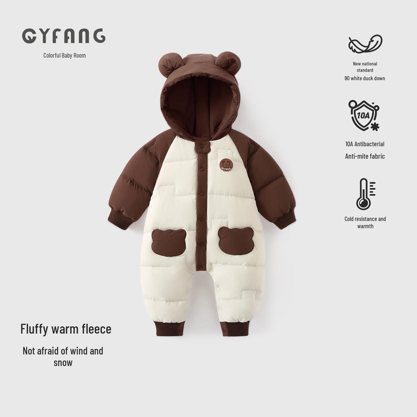 Winter Baby Jumpsuit - Thickened Outdoor Bodysuit for Newborn Boys & Girls 90 cm
Winter Baby Jumpsuit - Thickened Outdoor Bodysuit for Newborn Boys & Girls 90 cm