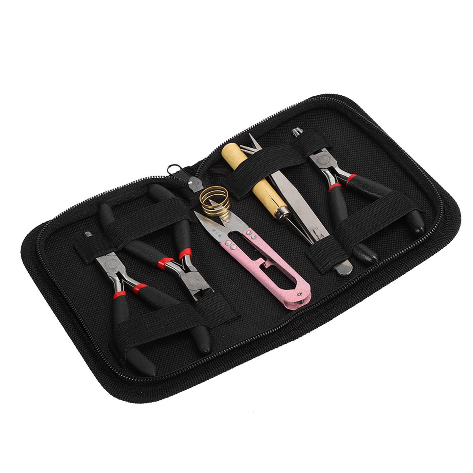 8pcs Jewelry Tools DIY Jewelry Making Pliers Scissors Cutter Tweezers Beading Tool Kit
8pcs Jewelry Tools DIY Jewelry Making Pliers Scissors Cutter Tweezers Beading Tool Kit