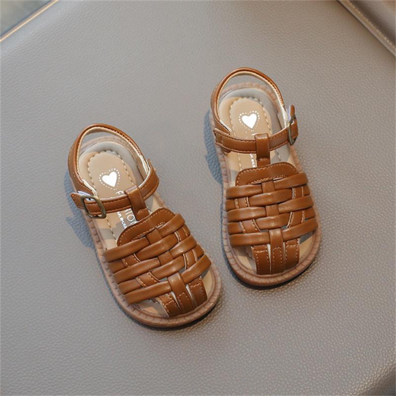 New Summer Kids Sandals For Girls Leather Cut-outs Closed Toe Shoes Soft Sole Fashion Toddler Kids Sandals 22-31 23
New Summer Kids Sandals For Girls Leather Cut-outs Closed Toe Shoes Soft Sole Fashion Toddler Kids Sandals 22-31 23