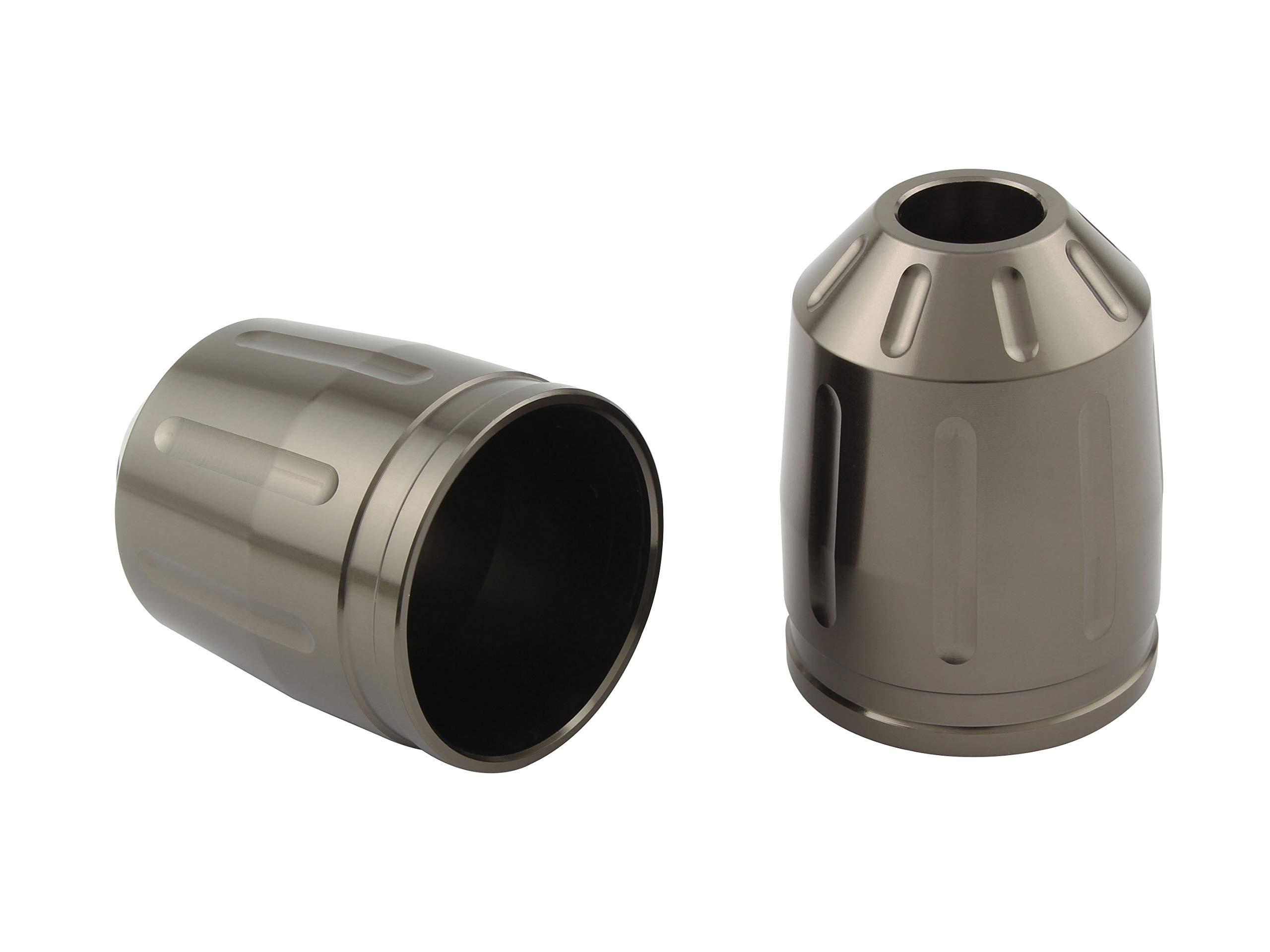 POSH FAITH Motorcycle Accessories Ultra Heavy Bar End Type 2 Outer Cover Set of M8 Only, 2, Type, Titanium, 033879-11-10
POSH FAITH Motorcycle Accessories Ultra Heavy Bar End Type 2 Outer Cover Set of M8 Only, 2, Type, Titanium, 033879-11-10