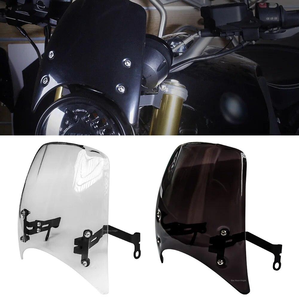 Для BMW R NINE T NINET R9T R 9 T Racer Pure Urban scrambler 2014-лобовое стекло мотоцикла, алюминиевый ветрозащитный дефлектор, ветровое стекло 
Для BMW R NINE T NINET R9T R 9 T Racer Pure Urban scrambler 2014-лобовое стекло мотоцикла, алюминиевый ветрозащитный дефлектор, ветровое стекло