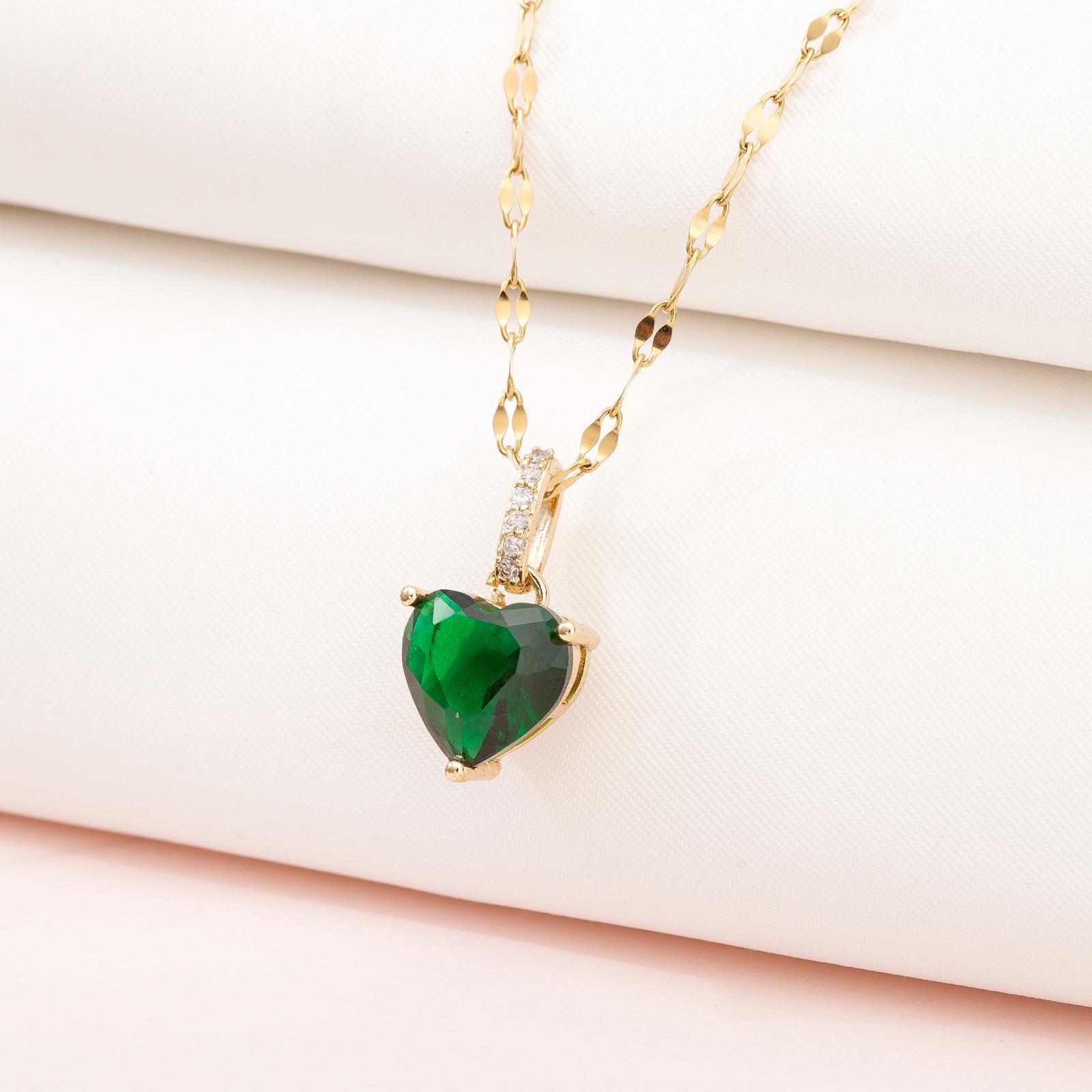 Fashion Minimalist Zircon Heart Pendant Necklace for Women Stainless Steel Gold Color Luxury Elegant Choker Zircon Wedding Gift 40-45 cm
Fashion Minimalist Zircon Heart Pendant Necklace for Women Stainless Steel Gold Color Luxury Elegant Choker Zircon Wedding Gift 40-45 cm