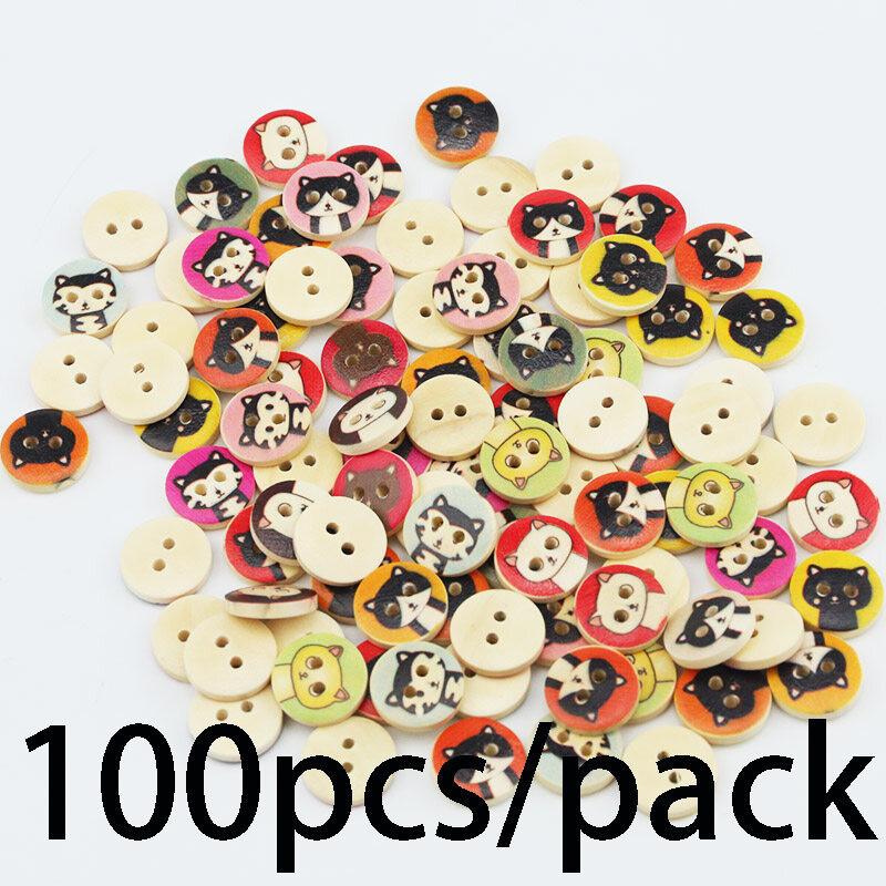 (100pcs/pack)15mm Wooden Cat Pattern Button Printing Cartoon Clothing Sewing Accessories Handmade Decoration Cat Clothes Toy 15mm
(100pcs/pack)15mm Wooden Cat Pattern Button Printing Cartoon Clothing Sewing Accessories Handmade Decoration Cat Clothes Toy 15mm