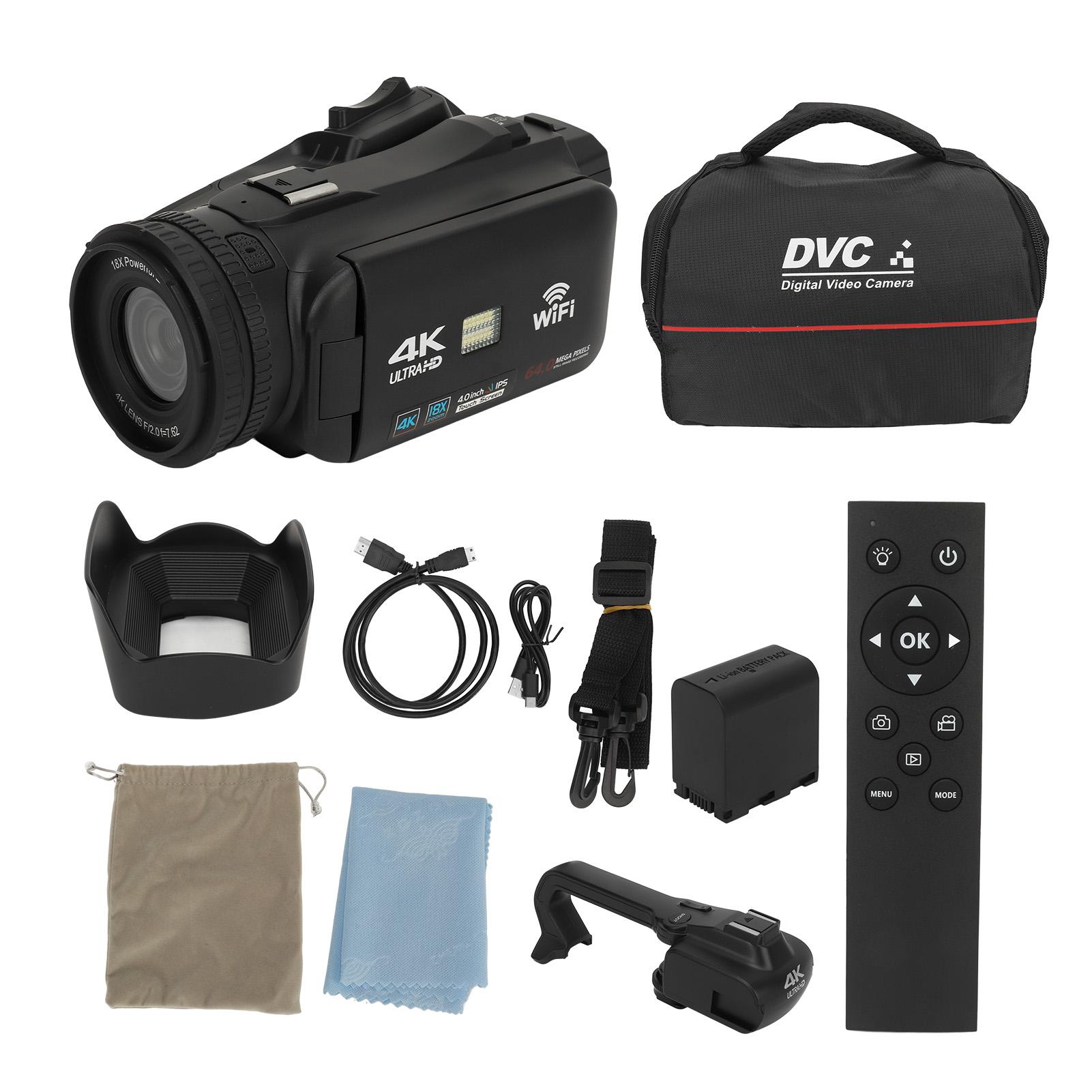 4K Video Camera 18X Digital Zoom 4.0 in IPS Display 4500mAh 64MP Anti Shake Dual Screen Viewing
4K Video Camera 18X Digital Zoom 4.0 in IPS Display 4500mAh 64MP Anti Shake Dual Screen Viewing