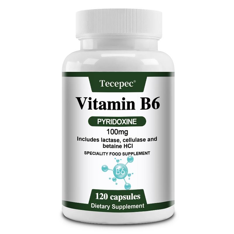 Vitamin B6 (Pyridoxine) 100 Mg Dietary Supplement, 120 Capsules Per Bottle 120 Capsules
Vitamin B6 (Pyridoxine) 100 Mg Dietary Supplement, 120 Capsules Per Bottle 120 Capsules