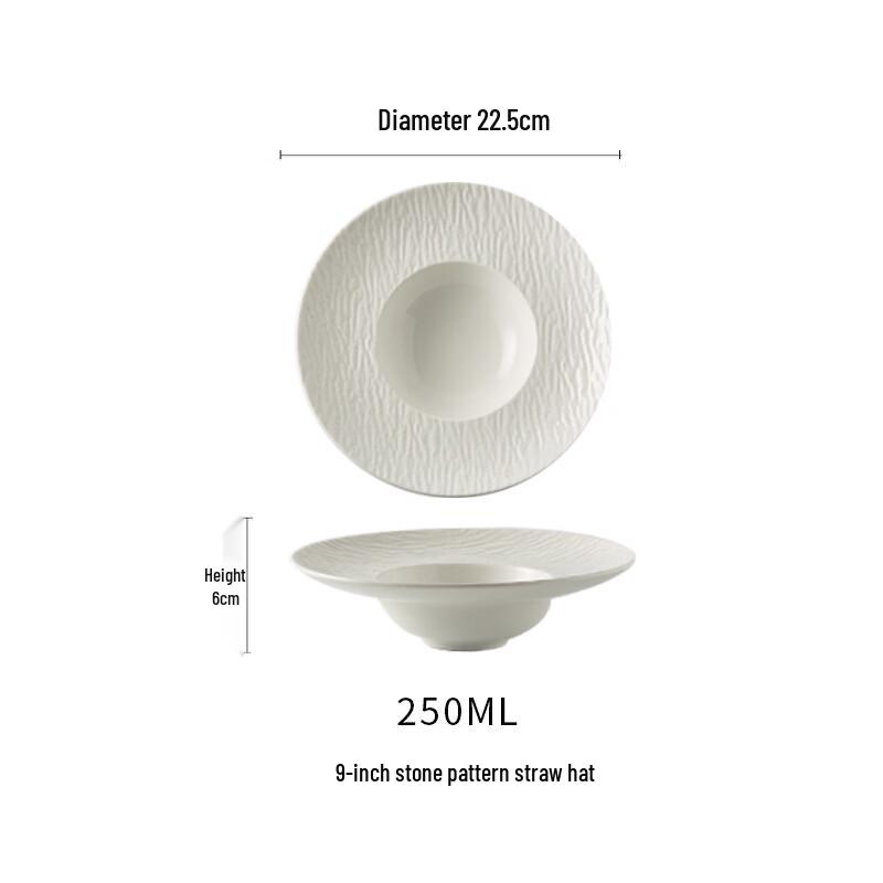 Japanese Ceramic Straw Hat Dinner and Salad Plate
Japanese Ceramic Straw Hat Dinner and Salad Plate