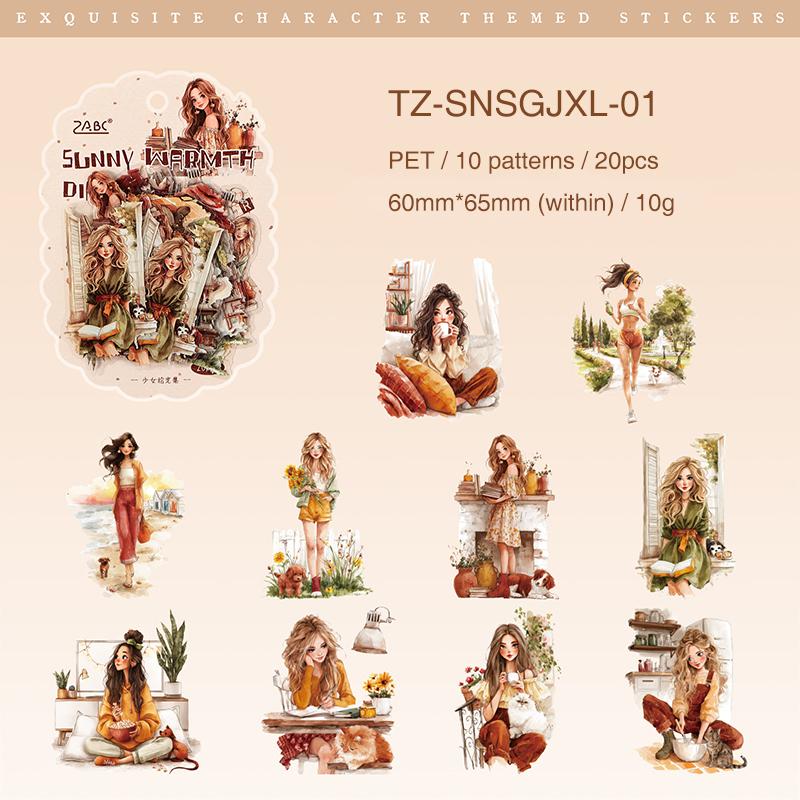 JIANWU Girl s Light Collection Series Vintage Character Landscape Material Collage PET Sticker Creative DIY Journal Stationery
JIANWU Girl s Light Collection Series Vintage Character Landscape Material Collage PET Sticker Creative DIY Journal Stationery