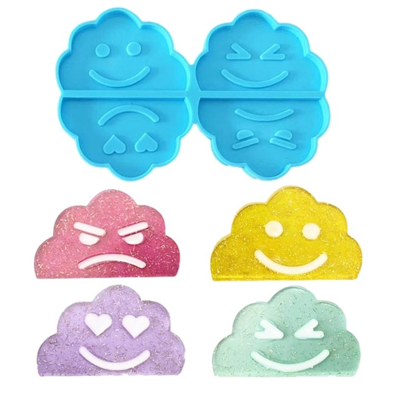 Expression Cloud Keychain Mould Stylish Keyring Pendant Mold Reusable Silicone Casting Moulds Convenient Molds
Expression Cloud Keychain Mould Stylish Keyring Pendant Mold Reusable Silicone Casting Moulds Convenient Molds