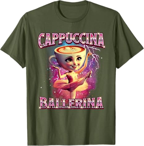 Women Ballerina Cappuccina Italian Brainrot Meme TShirt Fashion Ballet Dancing Girl Y2k Design Graphic Tee Cool Novelty Gift 4XL
Women Ballerina Cappuccina Italian Brainrot Meme TShirt Fashion Ballet Dancing Girl Y2k Design Graphic Tee Cool Novelty Gift 4XL