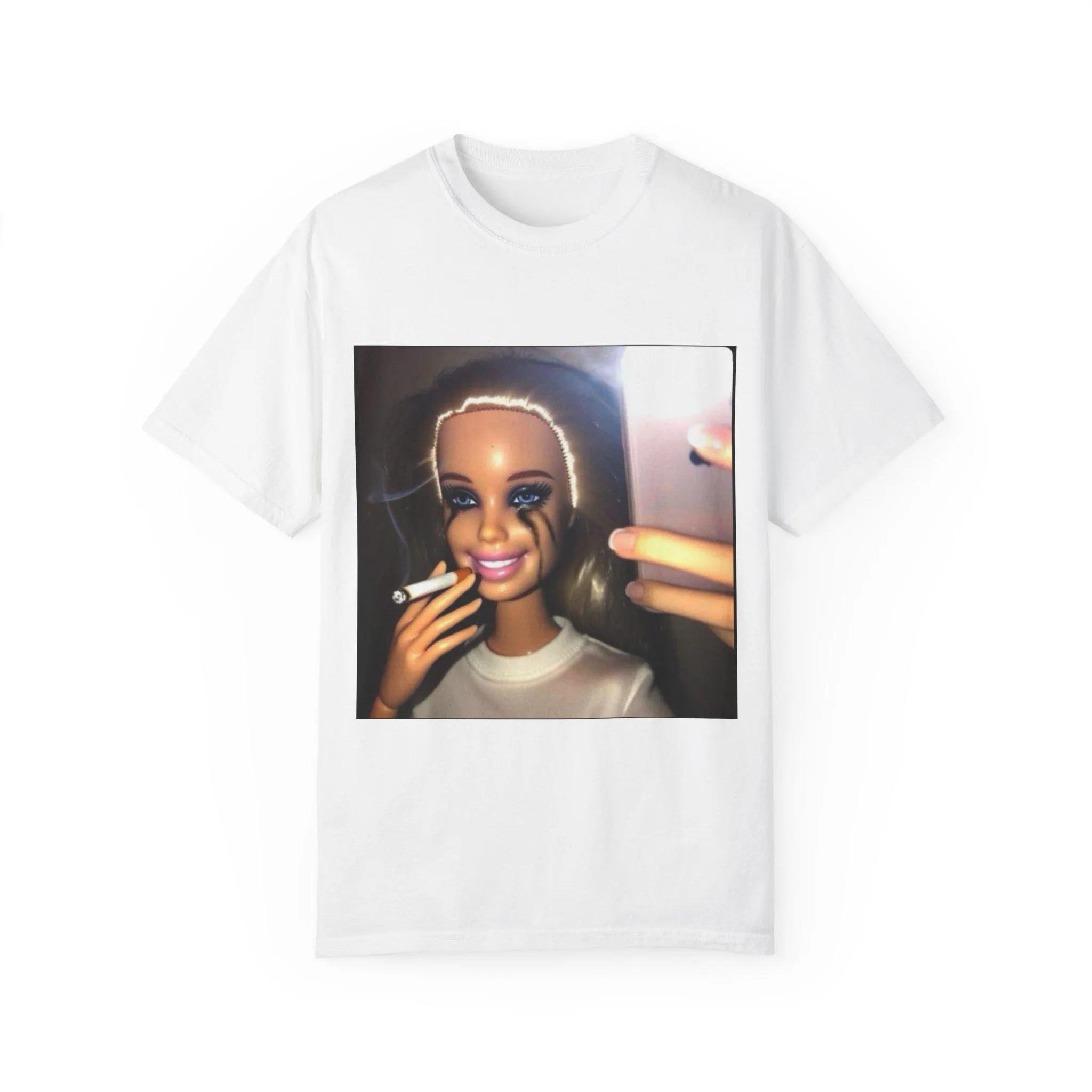 Funny Doll Meme TShirt Men Women Smudged Makeup Selfie Cigarette Graphic Tee Streetwear Short Sleeve Casual Oversized Top S
Funny Doll Meme TShirt Men Women Smudged Makeup Selfie Cigarette Graphic Tee Streetwear Short Sleeve Casual Oversized Top S