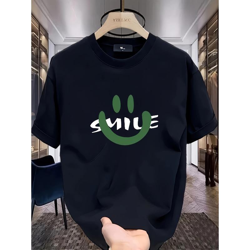 European Size Men S Heavyweight T-Shirt - Casual Crew Neck, Short Sleeve, Regular Fit, Summer Essential, White with Green Lettering, Lightweight 4XL чорний
European Size Men S Heavyweight T-Shirt - Casual Crew Neck, Short Sleeve, Regular Fit, Summer Essential, White with Green Lettering, Lightweight 4XL чорний