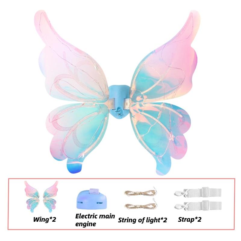 Jq Children s Wing With Light Electric Angel Back Ornament Interactive Toy For Girls Night Market Stall синій
Jq Children s Wing With Light Electric Angel Back Ornament Interactive Toy For Girls Night Market Stall синій