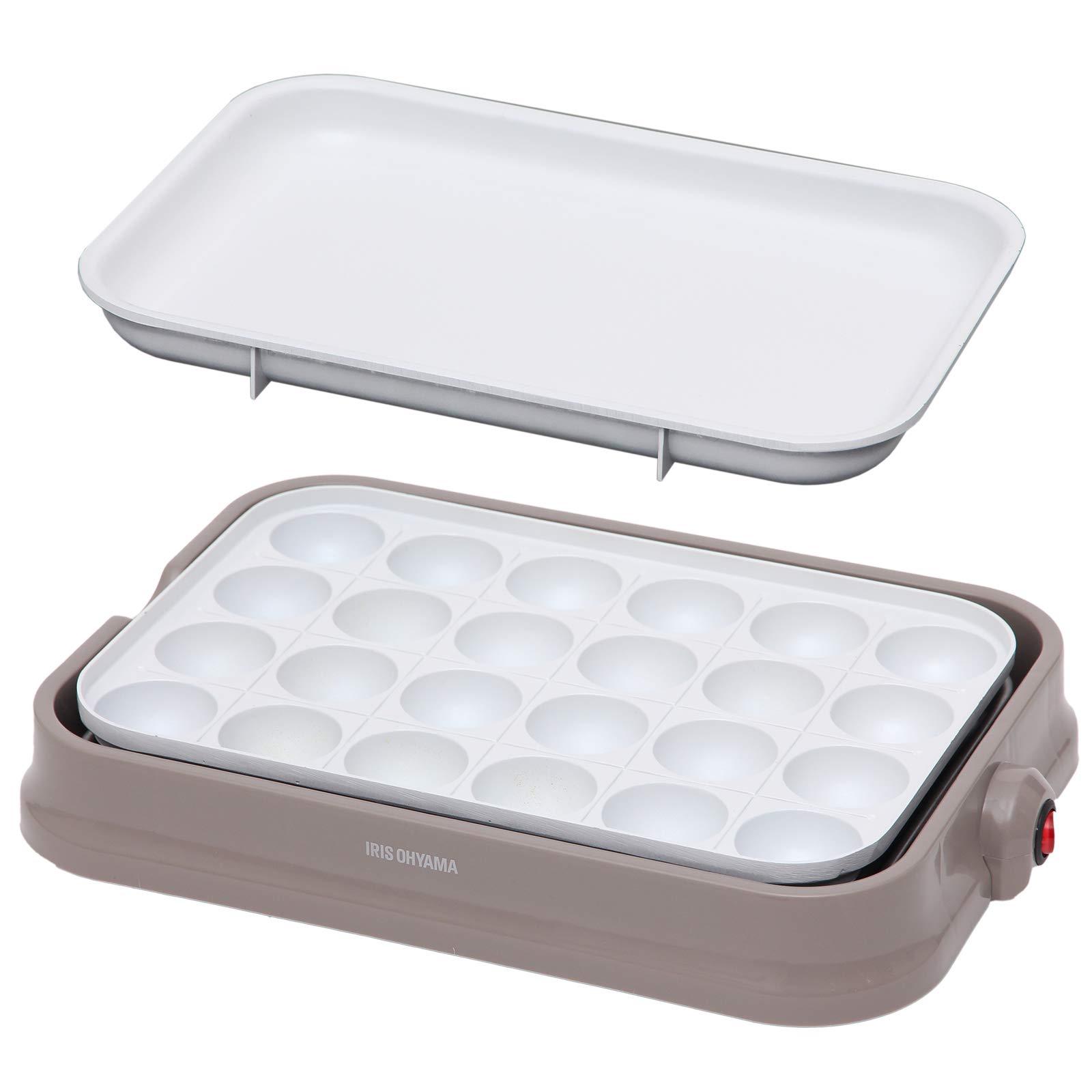 IRIS OHYAMA Takoyaki Maker 2WAY Plate 24 Holes Flat Ceramic Coat сірий (Тарілка Такоякі) PHP-C24W-H сірий колір
IRIS OHYAMA Takoyaki Maker 2WAY Plate 24 Holes Flat Ceramic Coat сірий (Тарілка Такоякі) PHP-C24W-H сірий колір