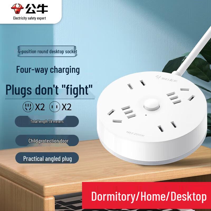 BULL Round Power Strip with Master Switch
BULL Round Power Strip with Master Switch