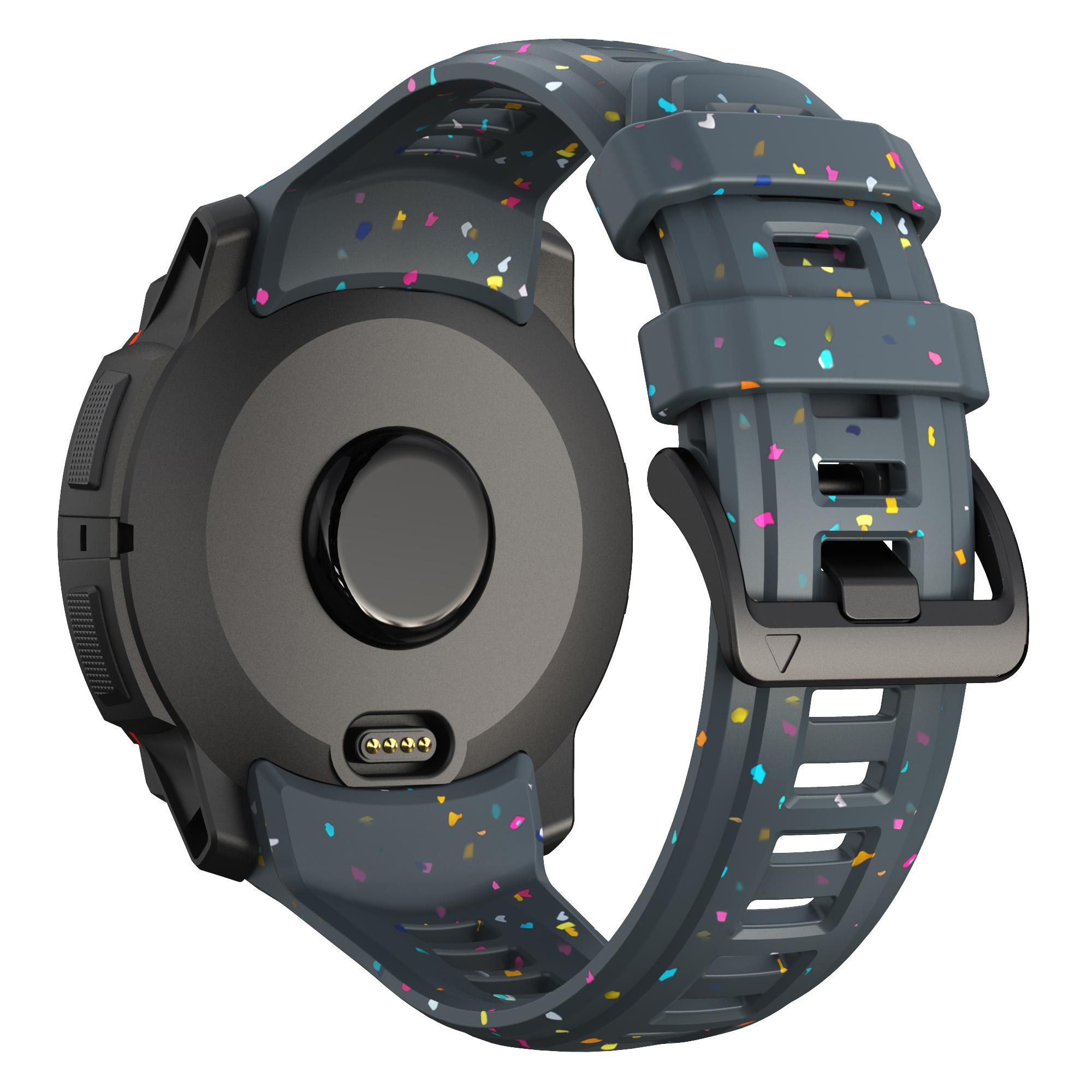 For Garmin Instinct 3 45mm Replacement Strap Color Confetti Design Silicone Watch Band Grey
For Garmin Instinct 3 45mm Replacement Strap Color Confetti Design Silicone Watch Band Grey