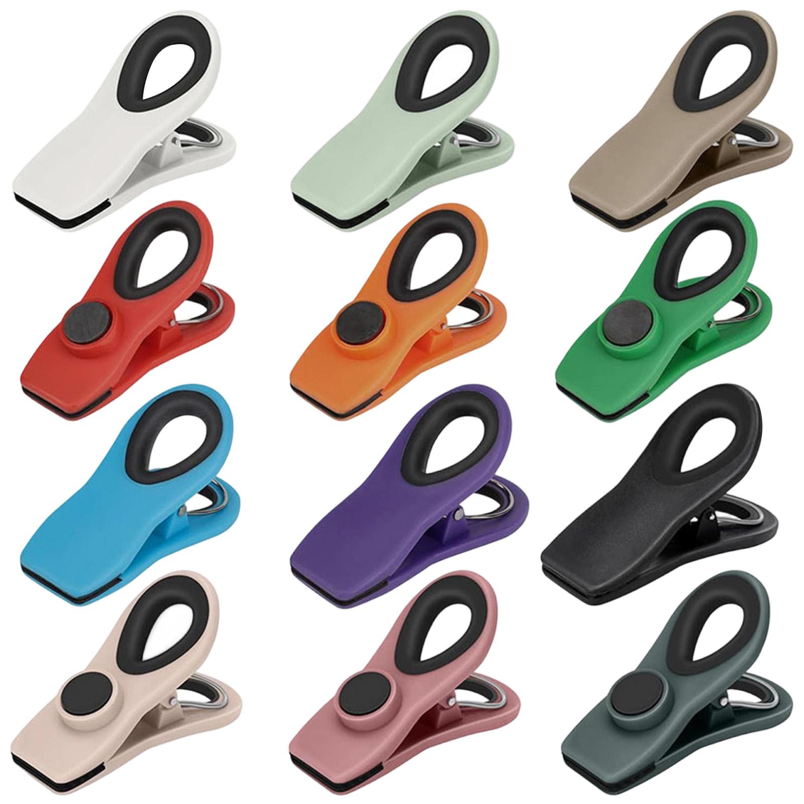Food Grade Magnetic Refrigerator Clips for Household Snack Storage Moisture Proof Sealing Bag Clips Kitchen Magnetic Seal Clamp One Size
Food Grade Magnetic Refrigerator Clips for Household Snack Storage Moisture Proof Sealing Bag Clips Kitchen Magnetic Seal Clamp One Size