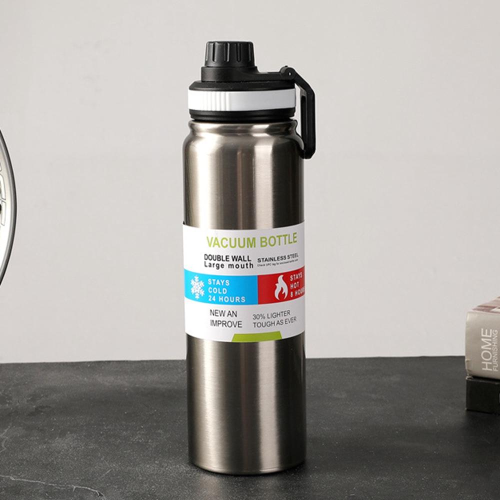 1000 мл уличный термос большой емкости портативная спортивная бутылка для воды с чайным фильтром термочашка из нержавеющей стали герметичная 1000ML