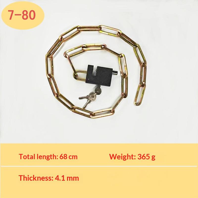 1Pc Bike Lock Heavy Duty Hardened Iron Chain Anti-Theft Lock Strong Cutting Resistance For Motorcycle Gate Fence Garage 68cm золотий
1Pc Bike Lock Heavy Duty Hardened Iron Chain Anti-Theft Lock Strong Cutting Resistance For Motorcycle Gate Fence Garage 68cm золотий