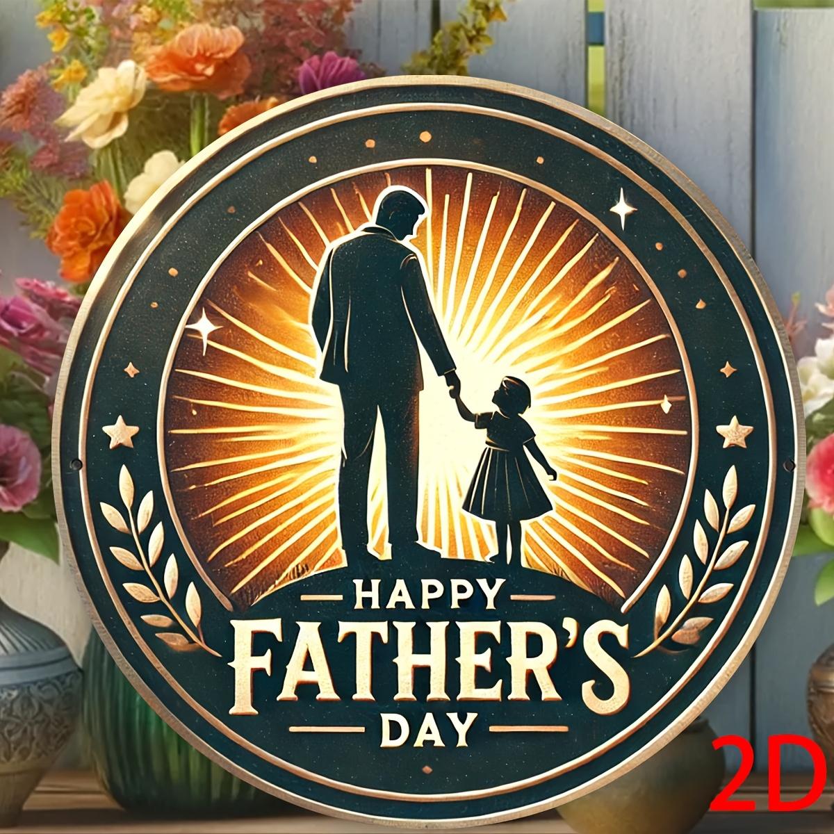 2d flat 20*20cm, Father S Day Retro Style Circular Wooden Sign, Perfect for Bedroom And Living Room Decoration, Ideal Gift for Friends And Family. 20*20cm
2d flat 20*20cm, Father S Day Retro Style Circular Wooden Sign, Perfect for Bedroom And Living Room Decoration, Ideal Gift for Friends And Family. 20*20cm